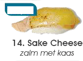14. Nigiri Sake Cheese