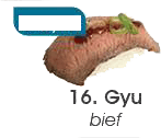 16. Nigiri  Gyu