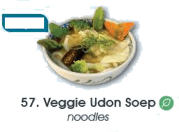 57. Veggie Udon Soep