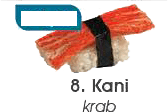 8. Nigiri Kani